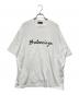 BALENCIAGA（バレンシアガ）の古着「Logo Crewneck Shortsleeve T Shirt/ロゴクルーネックショートスリーブTシャツ」｜ホワイト