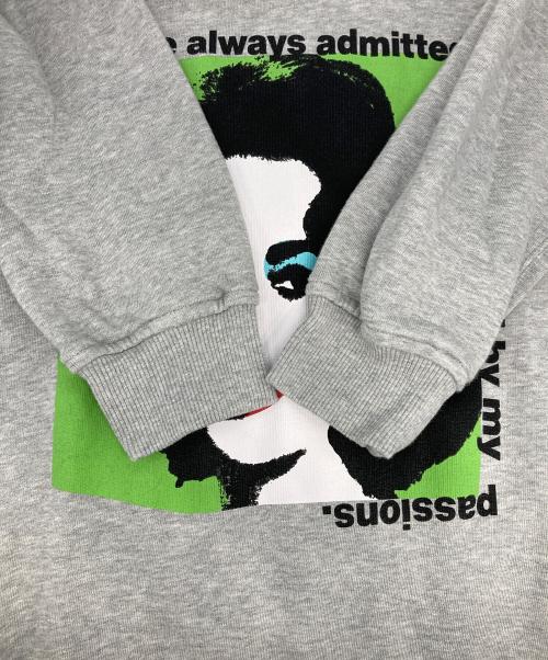 COMME des GARCONS SHIRT（コムデギャルソンシャツ）COMME des GARCONS SHIRT (コムデギャルソンシャツ) クルーネックスウェット グレー サイズ:Lの古着・服飾アイテム