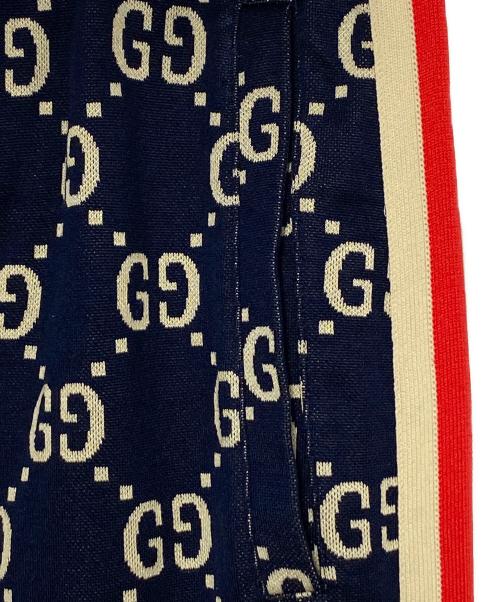 GUCCI（グッチ）GUCCI (グッチ) GG Jaquard Jersey Shorts ネイビー サイズ:XLの古着・服飾アイテム