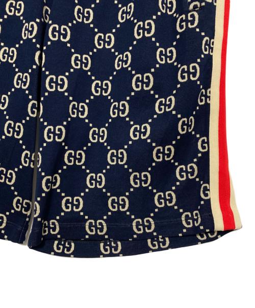 GUCCI（グッチ）GUCCI (グッチ) GG Jaquard Jersey Shorts ネイビー サイズ:XLの古着・服飾アイテム