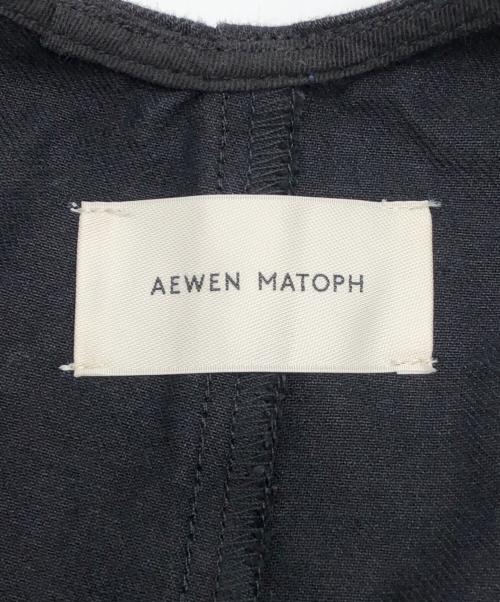 AEWEN MATOPH（イウエン マトフ）AEWEN MATOPH (イウエン マトフ) デニムオーバーオール ブラック サイズ:36の古着・服飾アイテム