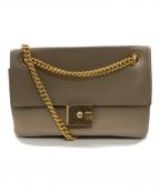 MULBERRYマルベリー）の古着「チェーンショルダーバッグ」｜ベージュ