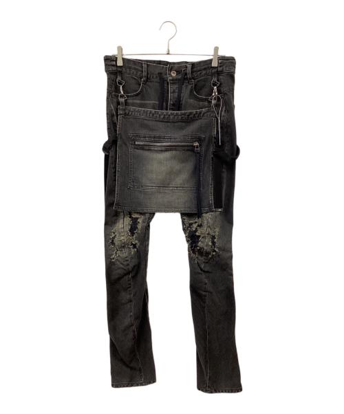 D.HYGEN（ディーハイゲン）D.HYGEN (ディーハイゲン) デニムパンツ ブラック サイズ:1 未使用品の古着・服飾アイテム