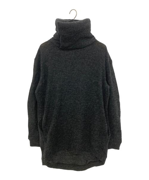 D.HYGEN（ディーハイゲン）D.HYGEN (ディーハイゲン) Loop Knit Oversize Layered Hooded Pullover グレー サイズ:ＳＩＺＥ３の古着・服飾アイテム