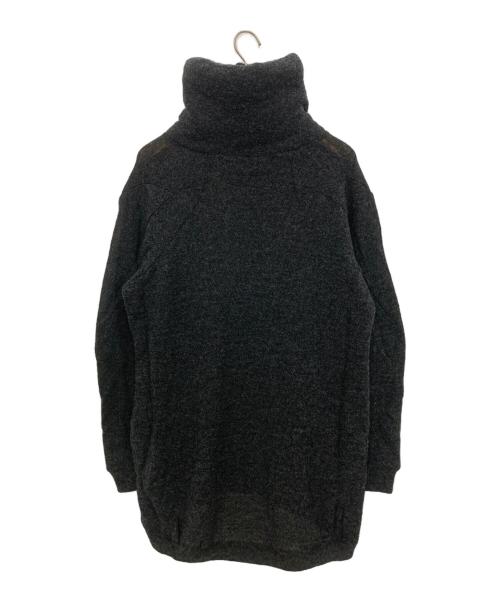 D.HYGEN（ディーハイゲン）D.HYGEN (ディーハイゲン) Loop Knit Oversize Layered Hooded Pullover グレー サイズ:ＳＩＺＥ３の古着・服飾アイテム