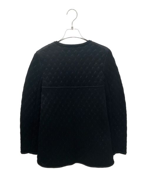 CHANEL（シャネル）CHANEL (シャネル) ココボタンノーカラージャケット ブラック サイズ:36の古着・服飾アイテム