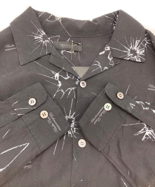 UNDERCOVER（アンダーカバー）UNDERCOVER (アンダーカバー) オープンカラーシャツ ブラック サイズ:2の古着・服飾アイテム