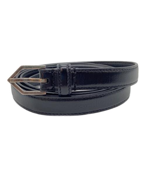Saint Laurent Paris（サンローランパリ）Saint Laurent Paris (サンローランパリ) レザーベルト ブラックの古着・服飾アイテム