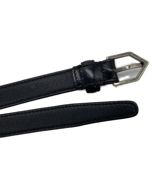 Saint Laurent Paris（サンローランパリ）Saint Laurent Paris (サンローランパリ) レザーベルト ブラックの古着・服飾アイテム
