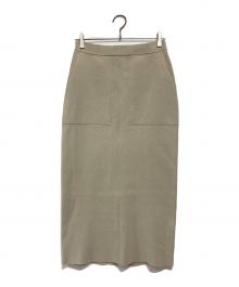 uncrave（アンクレイヴ）の古着「ニットスカート」｜ベージュ