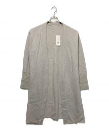 icB（アイシービー）の古着「ミルドウール ロングカーディガン」｜ライトグレー