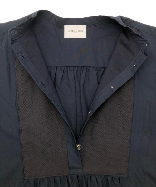 UNITED ARROWS（ユナイテッドアローズ）UNITED ARROWS (ユナイテッドアローズ) C BOSOM シャツワンピース ネイビー サイズ:36の古着・服飾アイテム