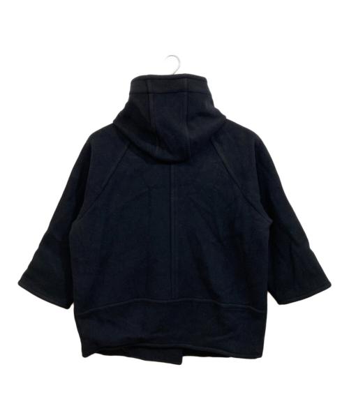 AP STUDIO（エーピーストゥディオ）AP STUDIO (エーピーストゥディオ) ライトモッサ オーバーフーディーコート ブラック サイズ:36の古着・服飾アイテム