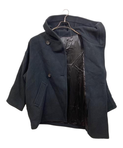 AP STUDIO（エーピーストゥディオ）AP STUDIO (エーピーストゥディオ) ライトモッサ オーバーフーディーコート ブラック サイズ:36の古着・服飾アイテム