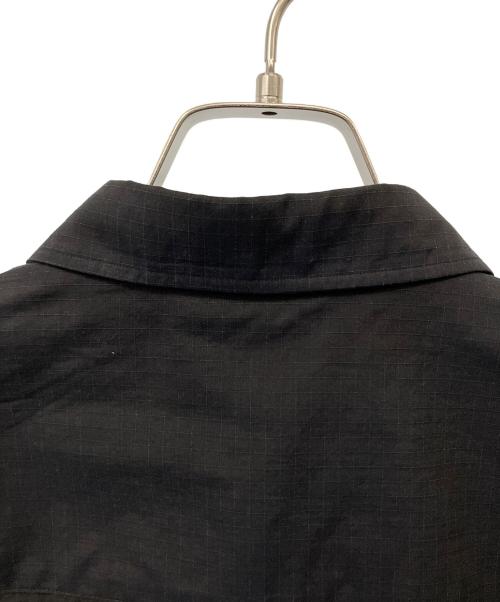 AURALEE（オーラリー）AURALEE (オーラリー) WASHED FINX RIPSTOP CHAMBRAY HALF SLEEVE SHIRTS ブラック サイズ:4の古着・服飾アイテム