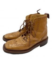 Tricker's（トリッカーズ）の古着「Tricker's(トリッカーズ)ウィングチップブーツ」｜ブラウン