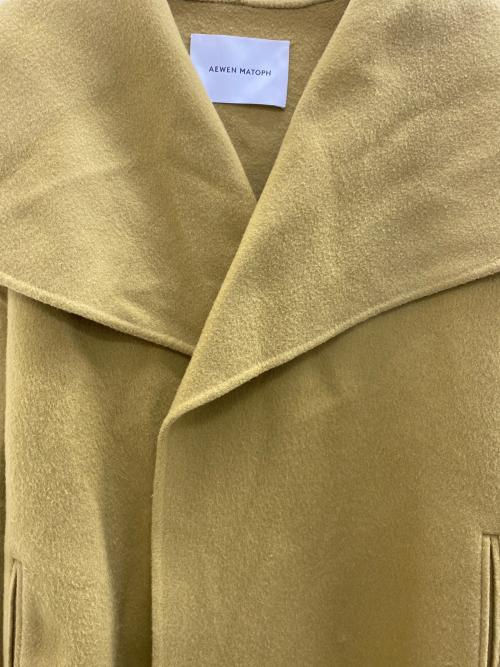 AEWEN MATOPH（イウエン マトフ）AEWEN MATOPH (イウエン マトフ) リバー ショール コート オリーブ サイズ:36の古着・服飾アイテム
