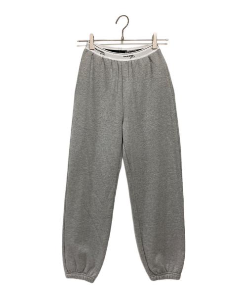HOMME girls（オムガールズ）HOMME girls (オムガールズ) ロゴスウェットパンツ グレー サイズ:Sの古着・服飾アイテム