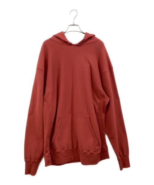 PIECE OF HUMAN（ピースオブヒューマン）PIECE OF HUMAN (ピースオブヒューマン) プルオーバーパーカー レッド サイズ:XLの古着・服飾アイテム