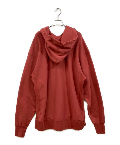 PIECE OF HUMAN（ピースオブヒューマン）PIECE OF HUMAN (ピースオブヒューマン) プルオーバーパーカー レッド サイズ:XLの古着・服飾アイテム