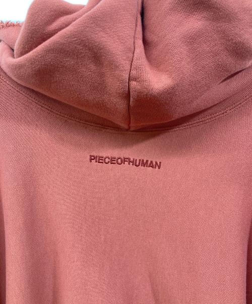 PIECE OF HUMAN（ピースオブヒューマン）PIECE OF HUMAN (ピースオブヒューマン) プルオーバーパーカー レッド サイズ:XLの古着・服飾アイテム