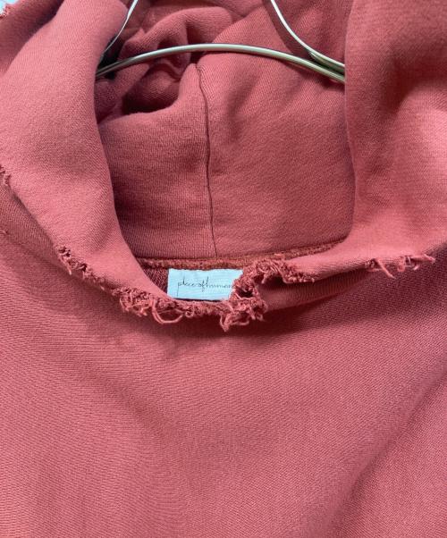 PIECE OF HUMAN（ピースオブヒューマン）PIECE OF HUMAN (ピースオブヒューマン) プルオーバーパーカー レッド サイズ:XLの古着・服飾アイテム