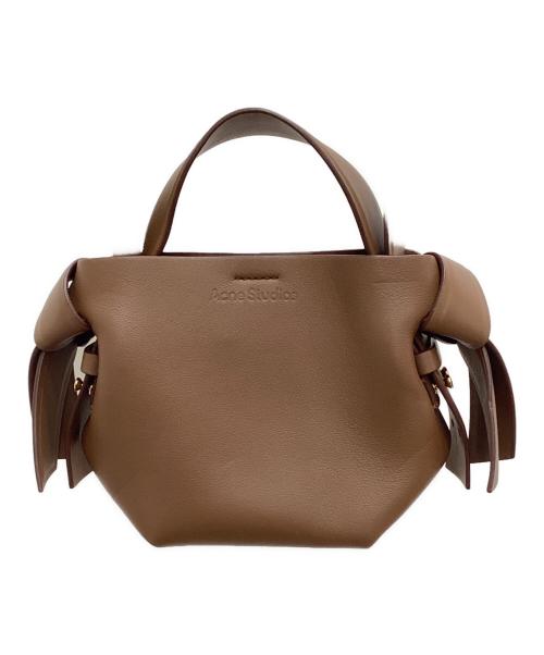 Acne studios（アクネ ストゥディオス）Acne studios (アクネ ストゥディオス) Musubi マイクロトートバッグ ブラウンの古着・服飾アイテム