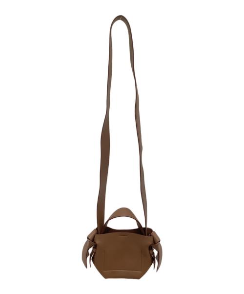 Acne studios（アクネ ストゥディオス）Acne studios (アクネ ストゥディオス) Musubi マイクロトートバッグ ブラウンの古着・服飾アイテム