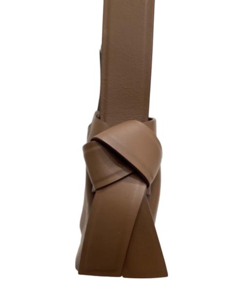 Acne studios（アクネ ストゥディオス）Acne studios (アクネ ストゥディオス) Musubi マイクロトートバッグ ブラウンの古着・服飾アイテム