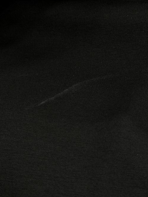 willfully（ウィルフリー）willfully (ウィルフリー) organdy gently half sleeve zip ponte OP ブラック サイズ:Freeの古着・服飾アイテム