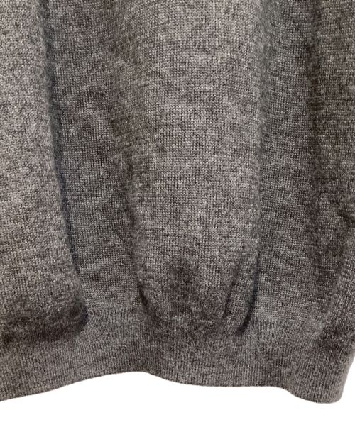 BALENCIAGA（バレンシアガ）BALENCIAGA (バレンシアガ) Embroidered Knitwear Hoodie(エンブロイダードニットウェアフーディ) グレー サイズ:Sの古着・服飾アイテム