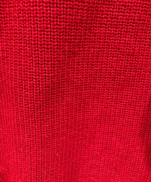 BALENCIAGA（バレンシアガ）BALENCIAGA (バレンシアガ) ニットフーディ レッド サイズ:SIZE Sの古着・服飾アイテム