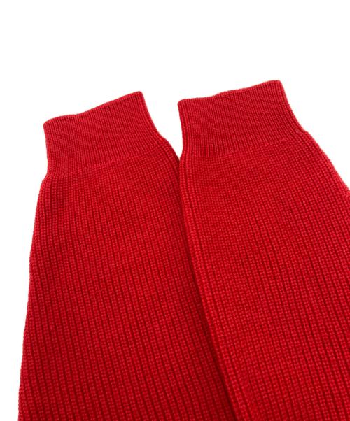 BALENCIAGA（バレンシアガ）BALENCIAGA (バレンシアガ) ニットフーディ レッド サイズ:SIZE Sの古着・服飾アイテム