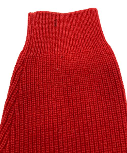 BALENCIAGA（バレンシアガ）BALENCIAGA (バレンシアガ) ニットフーディ レッド サイズ:SIZE Sの古着・服飾アイテム