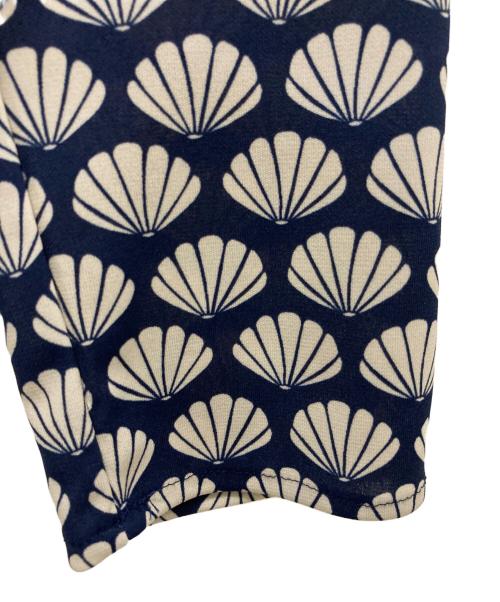 CORCOVADO（コルコバード）CORCOVADO (コルコバード) 総柄ジャージーワンピース ネイビー サイズ:Sの古着・服飾アイテム