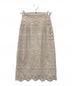 ANAYIアナイ）の古着「レーススカート」｜アイボリー