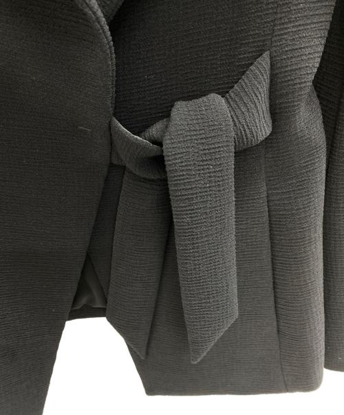 EMPORIO ARMANI（エンポリオアルマーニ）EMPORIO ARMANI (エンポリオアルマーニ) クレープブレザー ブラック サイズ:36の古着・服飾アイテム