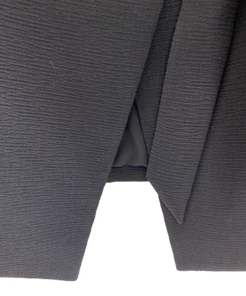 EMPORIO ARMANI（エンポリオアルマーニ）EMPORIO ARMANI (エンポリオアルマーニ) クレープブレザー ブラック サイズ:36の古着・服飾アイテム