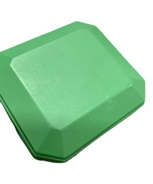 CHARLES & KEITH（チャールズアンドキース）CHARLES & KEITH (チャールズ＆キース) ジオメトリック プッシュロックトップハンドルバッグ グリーンの古着・服飾アイテム