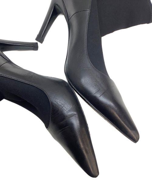 BALENCIAGA（バレンシアガ）BALENCIAGA (バレンシアガ) コンビストレッチブーツ ブラック サイズ:37の古着・服飾アイテム