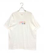 SUPREME×Emilio Pucciシュプリーム×エミリオ プッチ）の古着「Box Logo Tee」｜ホワイト×ピンク