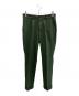 MR.OLIVE（ミスターオリーブ）の古着「ONE PLEATS STA-PREST TAPERED PANTS」｜グリーン