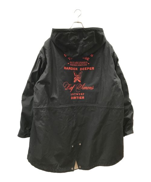 RAF SIMONS（ラフシモンズ）RAF SIMONS (ラフシモンズ) MID LENGTH PARKA ブラック サイズ:48の古着・服飾アイテム