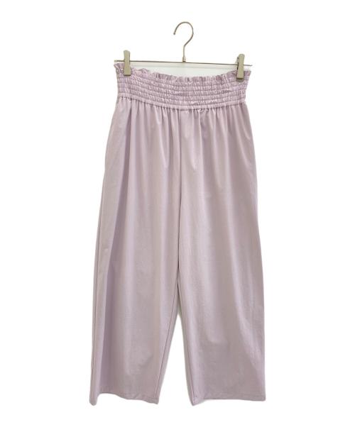 JOURNAL STANDARD（ジャーナルスタンダード）JOURNAL STANDARD (ジャーナルスタンダード) ナイロンストレッチワイドパンツ パープル サイズ:38の古着・服飾アイテム