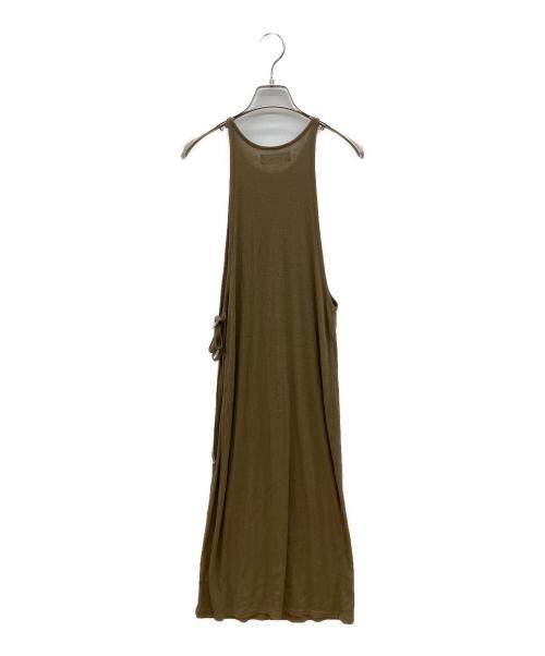 TODAYFUL（トゥデイフル）TODAYFUL (トゥデイフル) cotton rib layered dress　ジレ付き ブラウン サイズ:36の古着・服飾アイテム