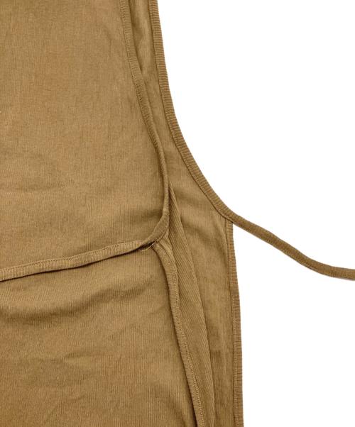 TODAYFUL（トゥデイフル）TODAYFUL (トゥデイフル) cotton rib layered dress　ジレ付き ブラウン サイズ:36の古着・服飾アイテム