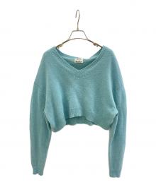 Acne studios（アクネ ストゥディオス）の古着「ウールニット」｜グリーン