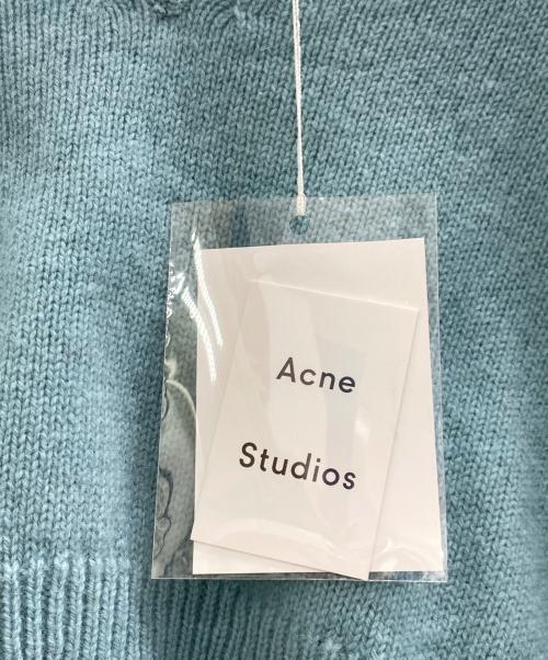 Acne studios（アクネ ストゥディオス）ACNE STUDIOS (アクネ ストゥディオス) ウールニット グリーン サイズ:XSの古着・服飾アイテム