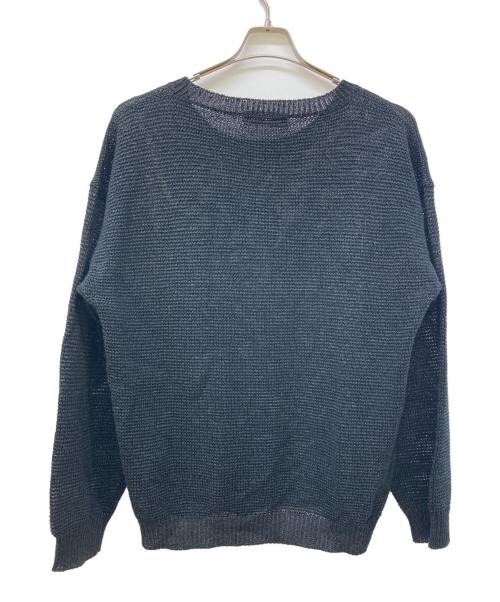 CristaSeya（クリスタセヤ）CristaSeya (クリスタセヤ) Washi Paper Sweater ブラック サイズ:XLの古着・服飾アイテム