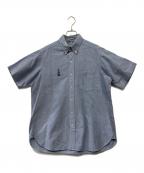 MOUNTAIN RESEARCHマウンテンリサーチ）の古着「半袖BDシャツ」｜ブルー